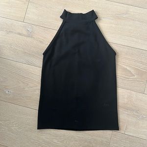FRAME - MockNeck Halter Tank